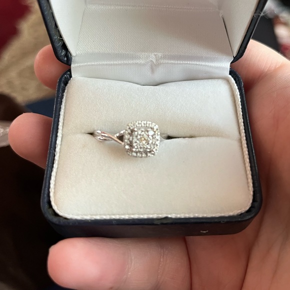 Diamond Ring Size 8 - Picture 2 of 4